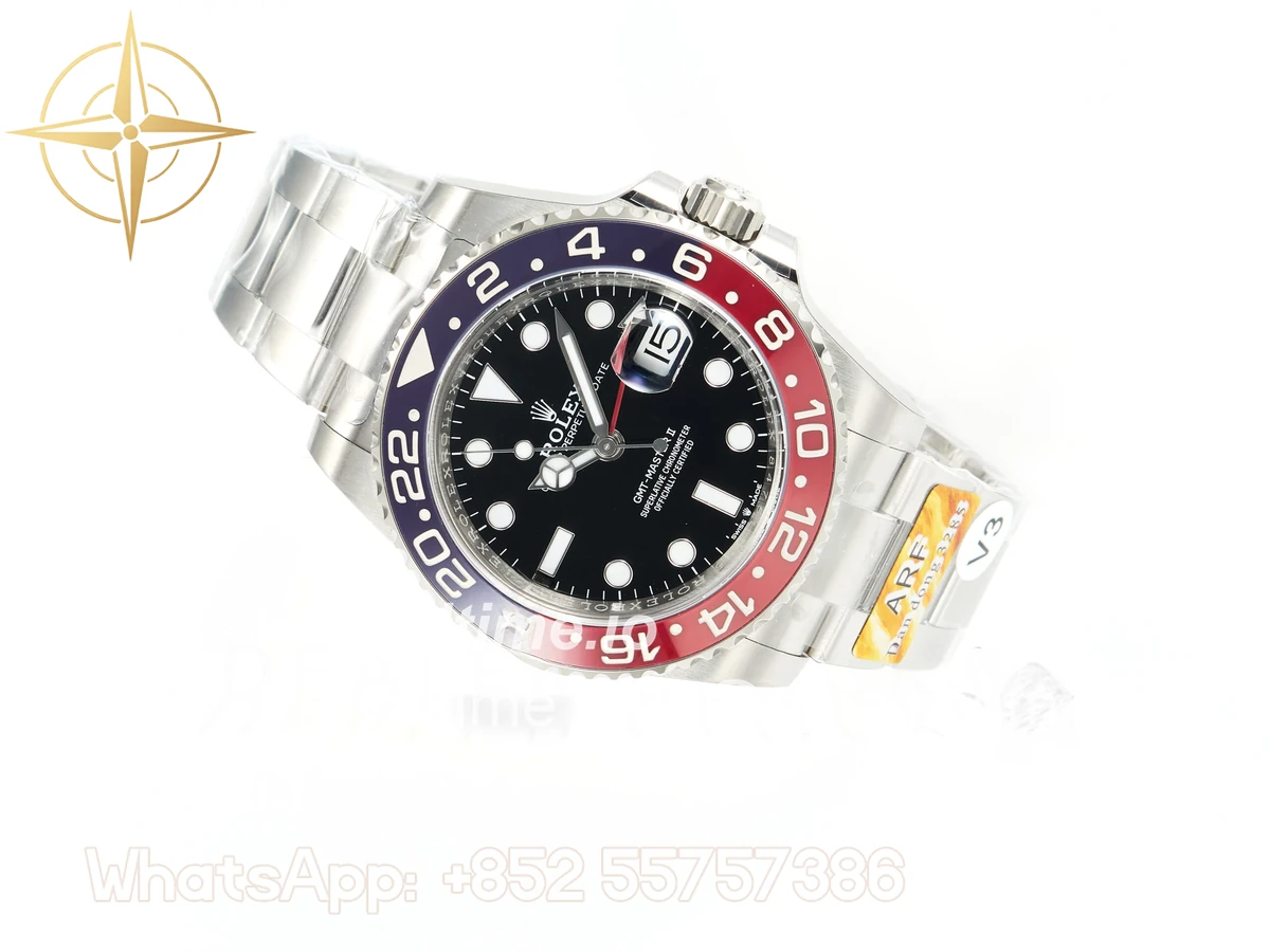 Rolex GMT-Master II 126710 Blue/Red Ceramic ARF on Oyster Bracelet DD3285 CHS V3 - Image 8