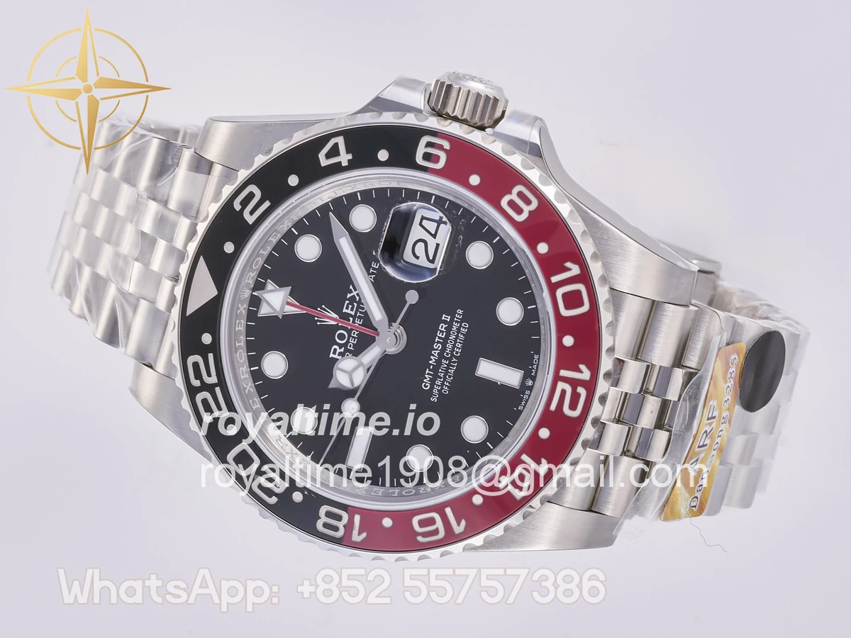 Rolex GMT-Master II 126710 Coke 904L Steel ARF on Jubilee Bracelet DD3285 CHS - Image 8