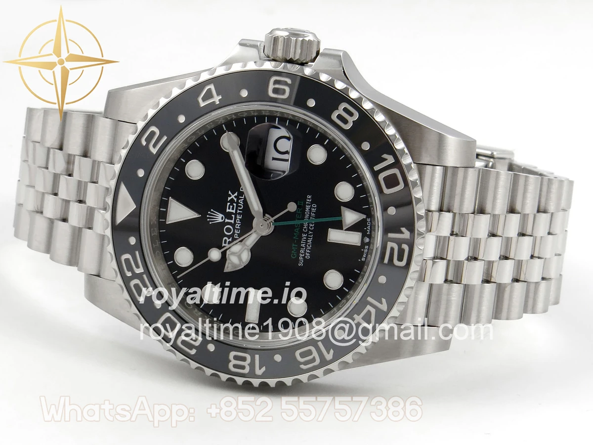 Rolex GMT-Master II 126710 GRNR 904L Steel RF on Jubilee Bracelet JH3285 - Image 8
