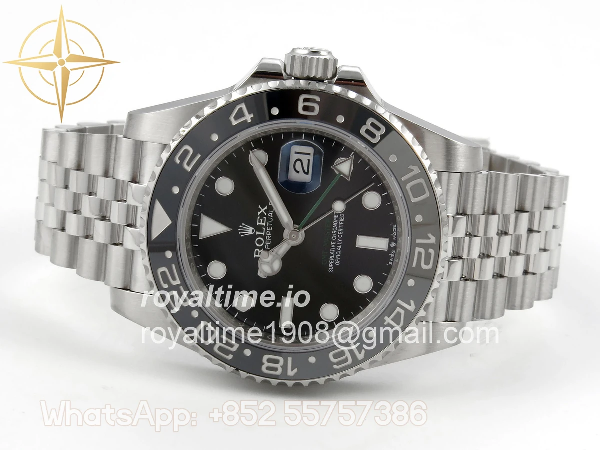 Rolex GMT-Master II 126710 GRNR 904L Steel SCF Black Dial on Jubilee Bracelet SH3285 CHS - Image 8