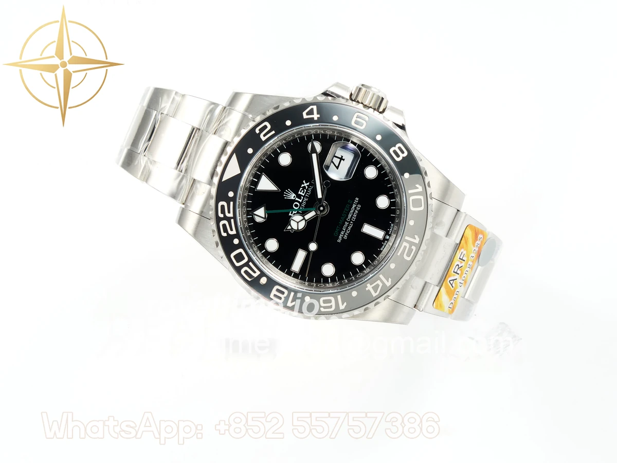 Rolex GMT-Master II 126710 GRNR Black/Gray Ceramic ARF on Oyster Bracelet DD3285 CHS V3 - Image 8