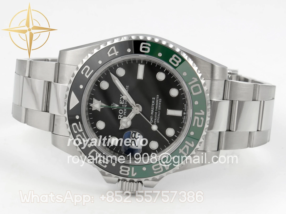 Rolex GMT-Master II 126720 VTNR 904L Steel SCF Black Dial on Jubilee Bracelet SH3285 CHS - Image 8