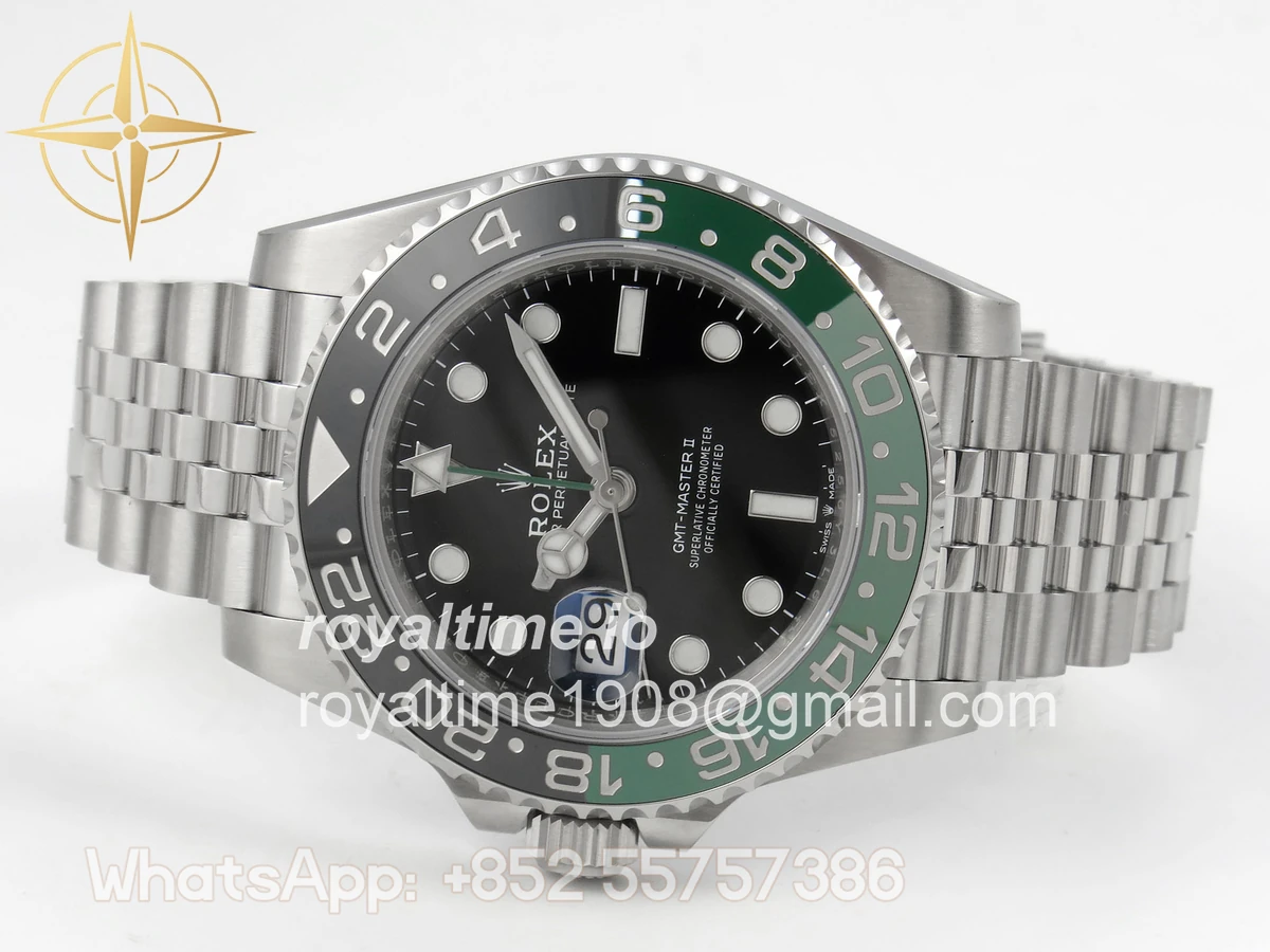 Rolex GMT-Master II 126720 VTNR 904L Steel SCF Black Dial on Oyster Bracelet SH3285 CHS - Image 8