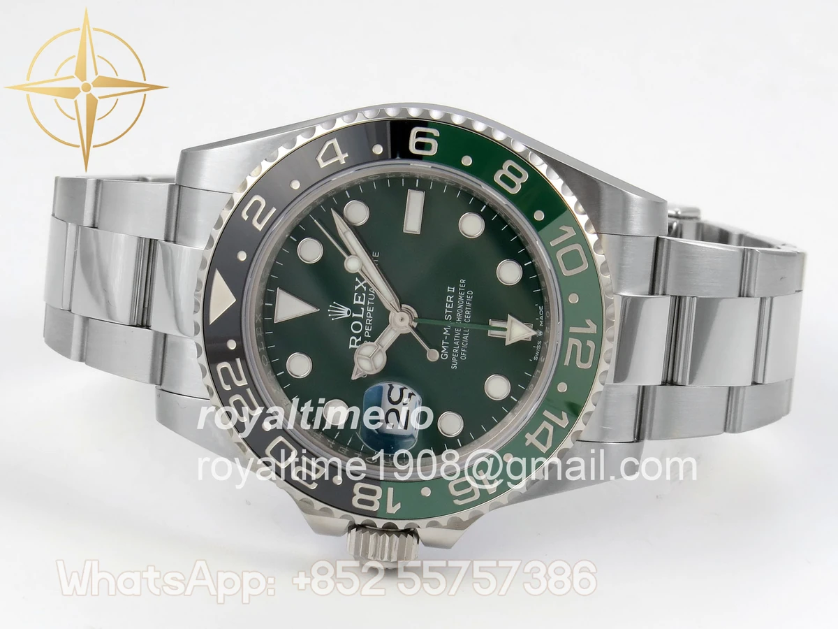 Rolex GMT-Master II 126729 VTNR 904L Steel SCF Green Dial on Oyster Bracelet SH3285 CHS - Image 8