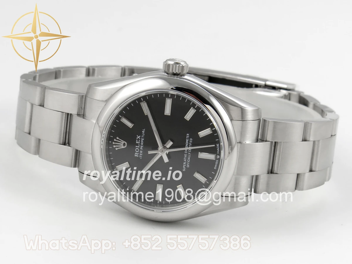 Rolex Oyster Perpetual 31mm 277200 DIWF Black Dial on SS Bracelet A2232 - Image 8