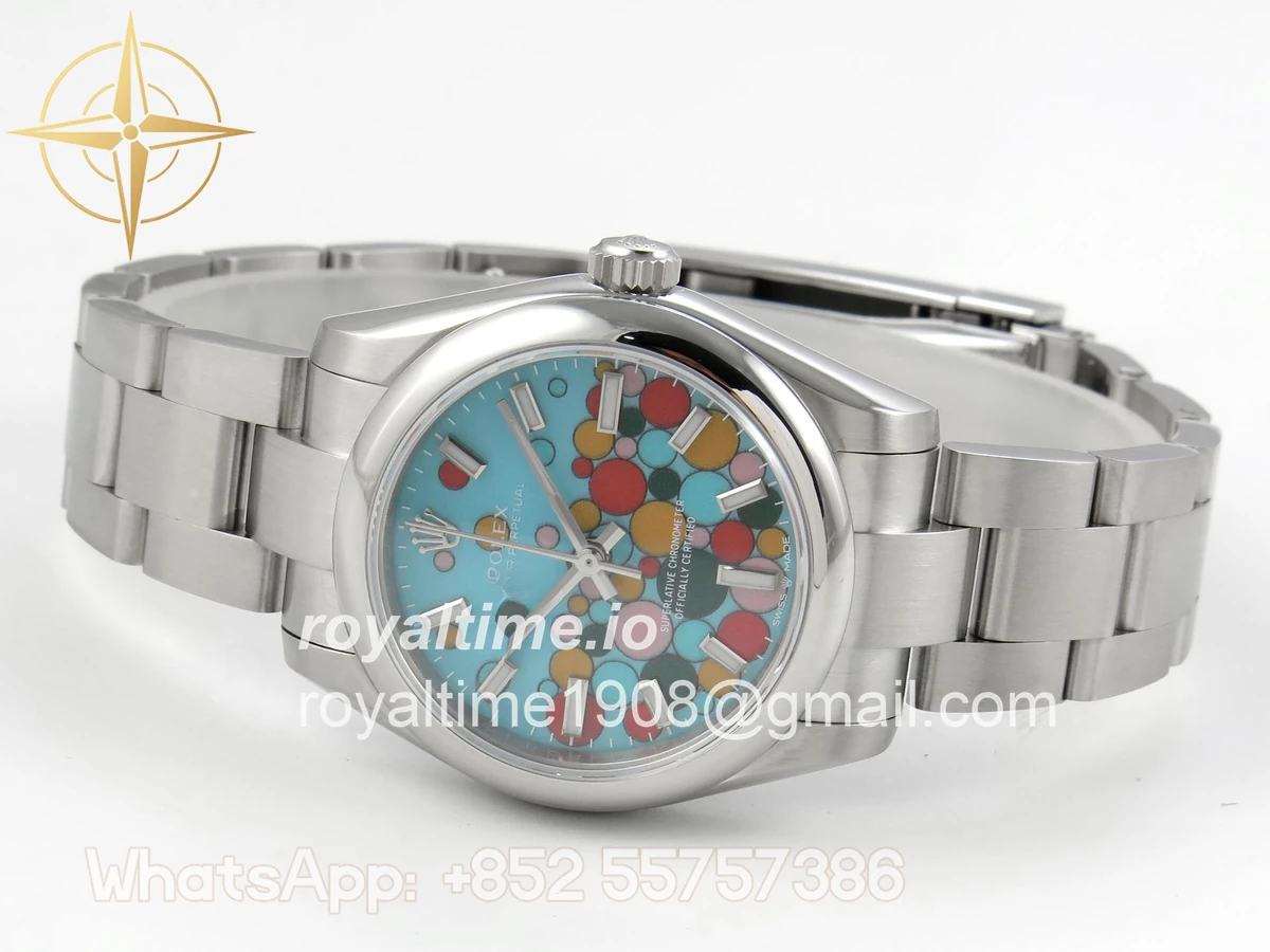 Rolex Oyster Perpetual 31mm 277200 DIWF Celebration Dial on SS Bracelet A2232 - Image 8