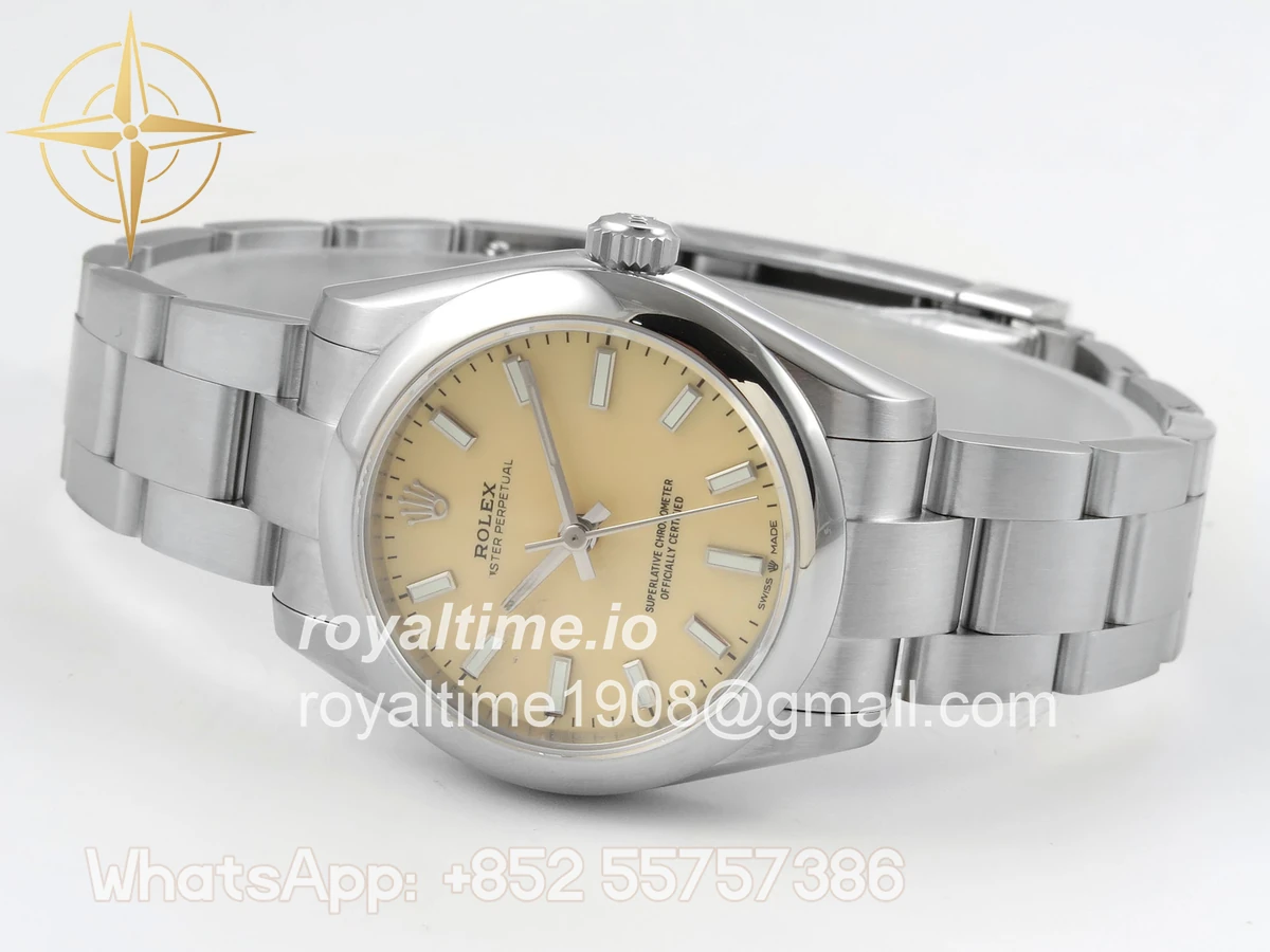 Rolex Oyster Perpetual 31mm 277200 DIWF Cream Dial on SS Bracelet A2232 - Image 8