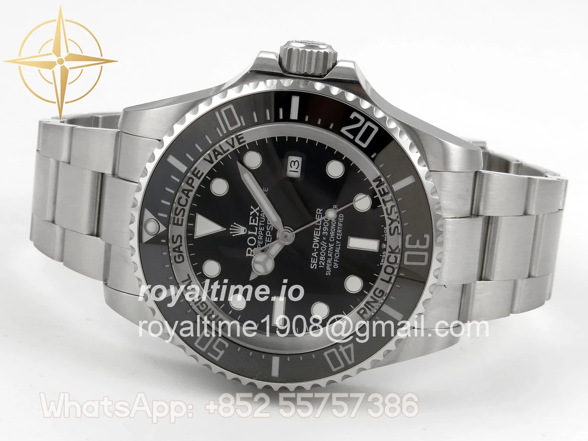 Rolex Sea-Dweller DEEPSEA 126660 QF 904L SS Case and Bracelet QF3235 - Image 8