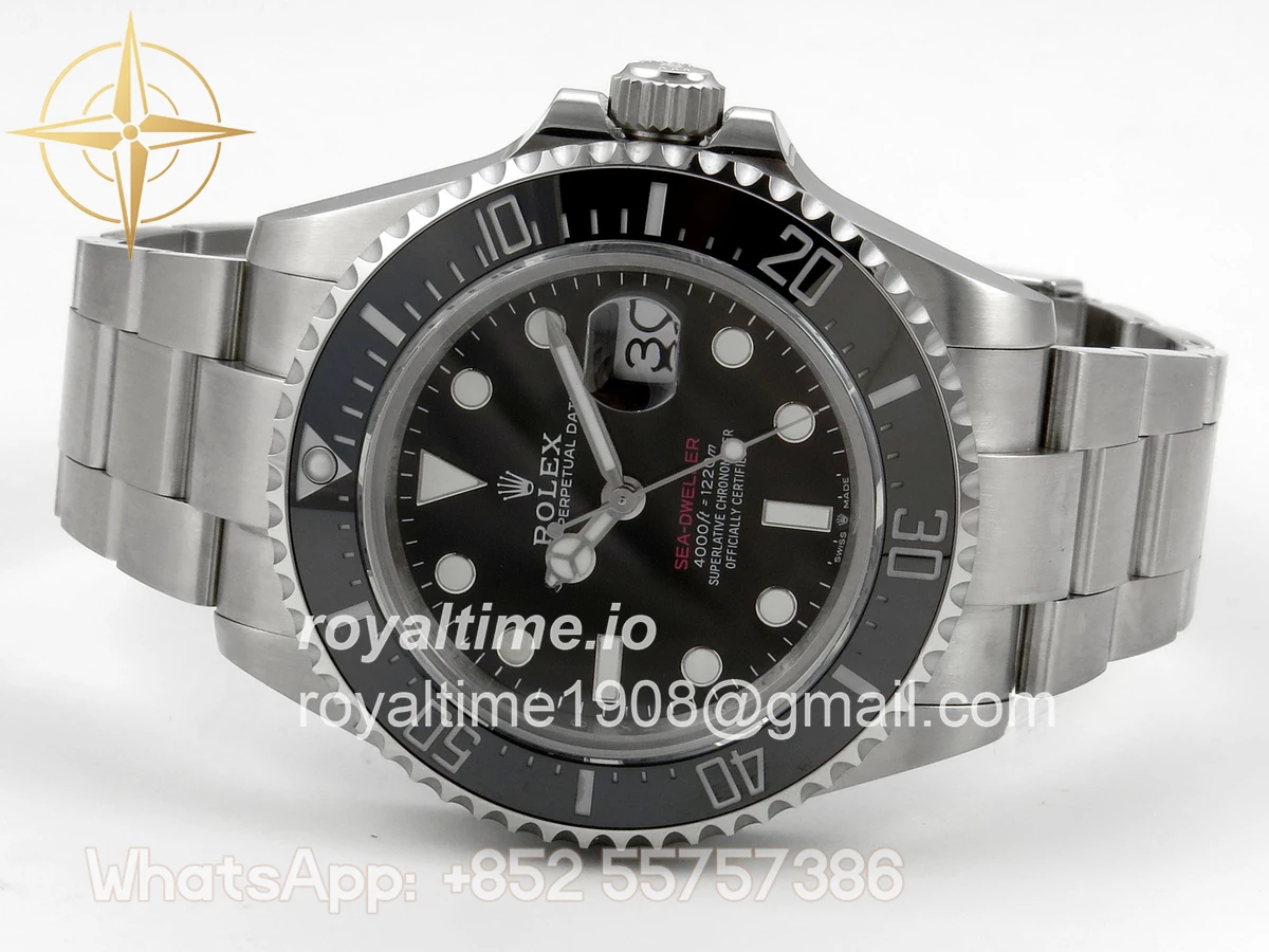 Rolex Sea-Dweller 126600 QF 904L SS Case and Bracelet QF3235 - Image 8