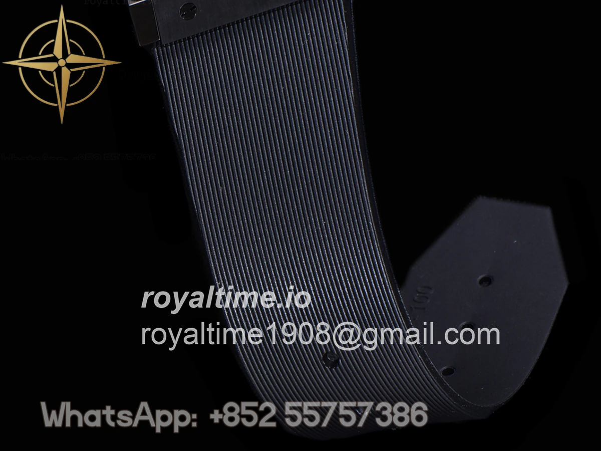 Hublot Classic Fusion Takashi Murakami 45mm Sunflower Dial in DLC on Rubber Strap - Image 8