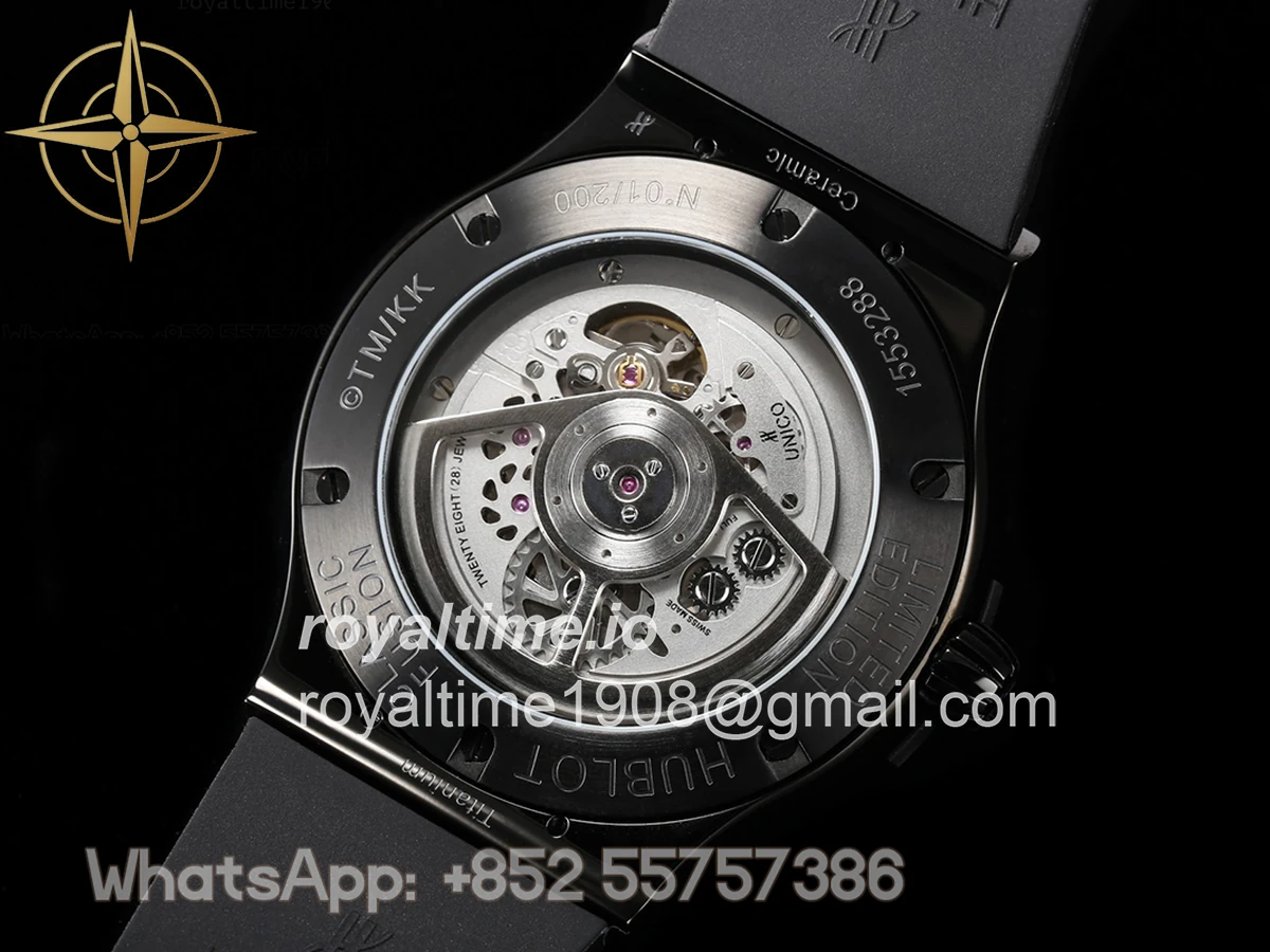 Hublot Classic Fusion Takashi Murakami 45mm Sunflower Dial on Rubber Strap - Image 8