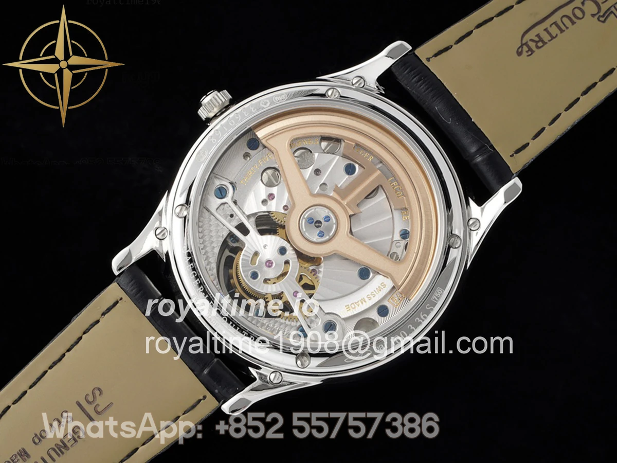 Jaeger-LeCoultre Master Control Tourbillon White Dial in Steel - Image 8