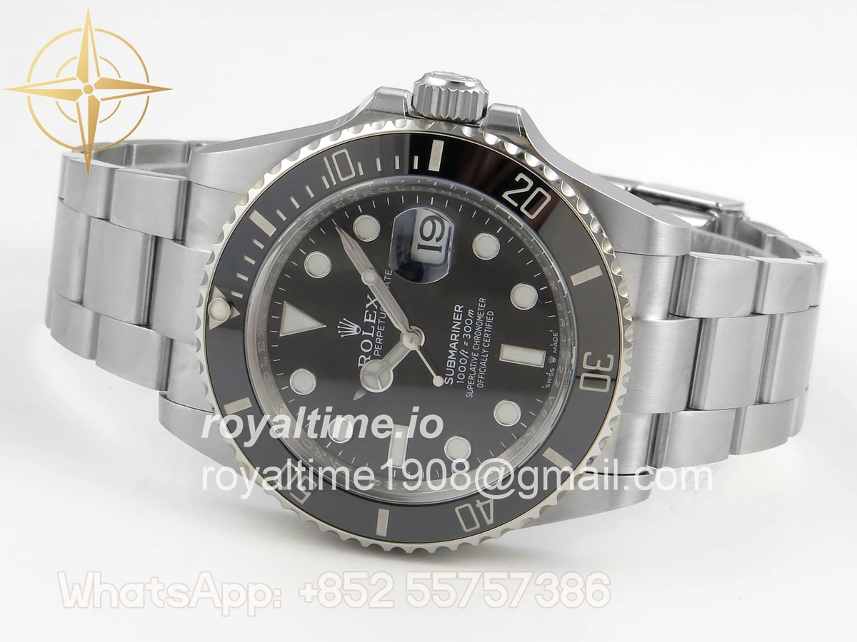 Rolex Submariner 41mm 126610 LN Black SCF 904L SS Case and Bracelet DD3235 - Image 8