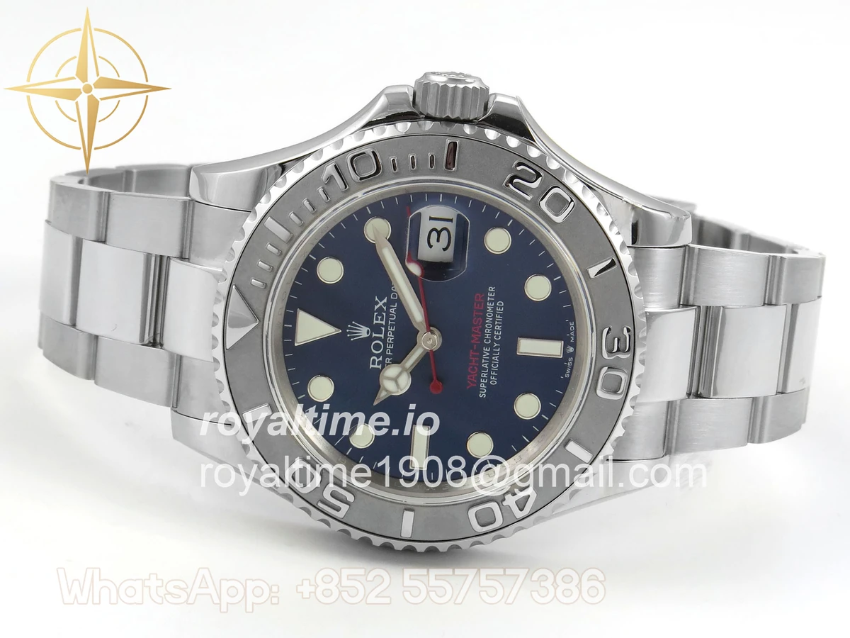 Rolex Yacht-Master 126622 904L Steel QF Blue Dial on SS Bracelet QF3235 - Image 8