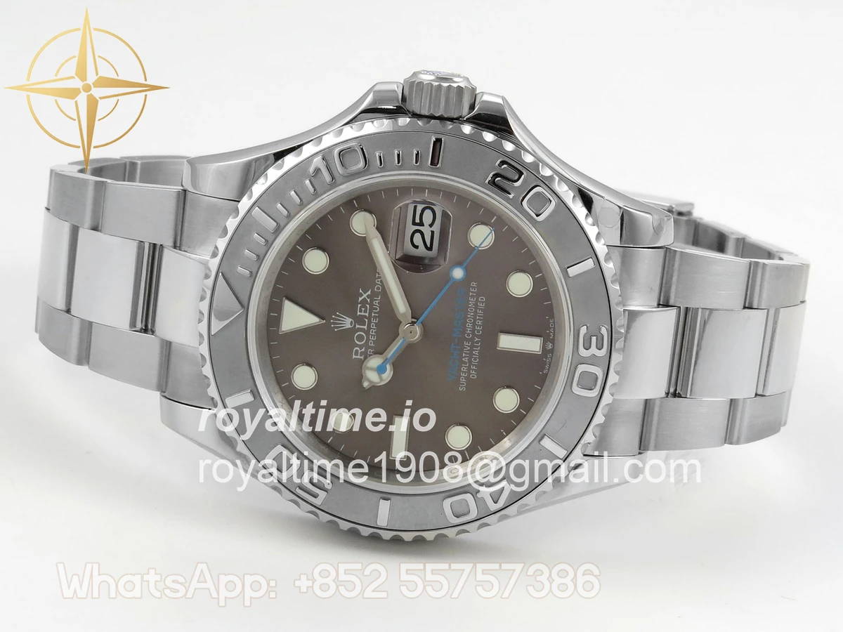 Rolex Yacht-Master 126622 904L Steel QF Gary Dial on SS Bracelet QF3235 - Image 8