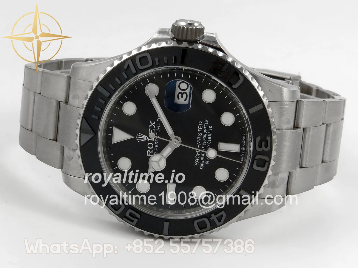 Rolex Yacht-Master 226627 Titanium Clean Plus Black Dial on Titanium Bracelet DD3235 - Image 8