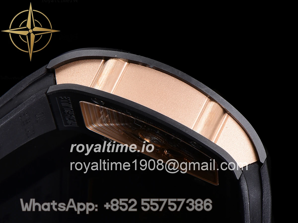 Richard Mille RM 007 Automatic Ladies Black Ceramic Red Lips Diamond - Image 8