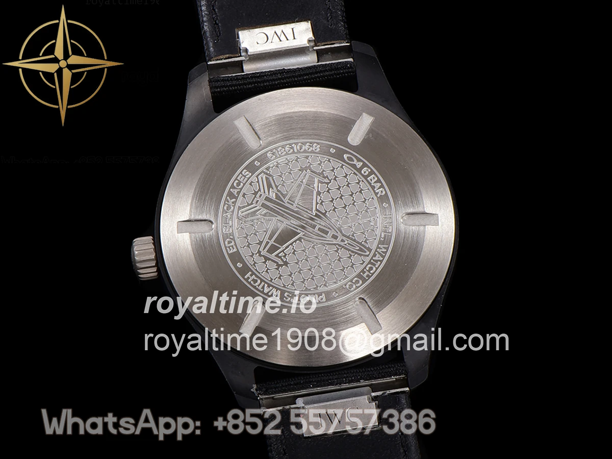 IWC Pilot’s Watch IW326905 Automatic 41 Black Aces - Image 8