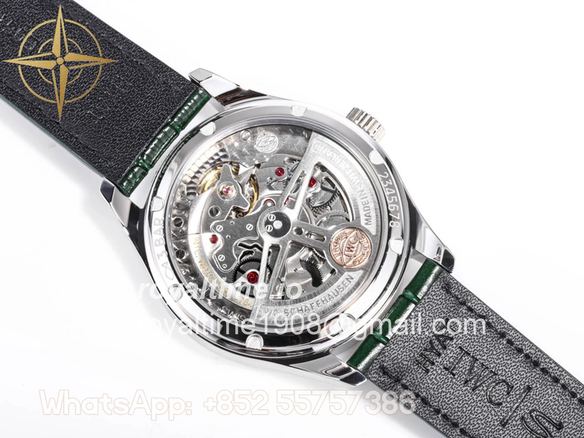 IWC Portugieser Automatic 40 IW358310 Green Dial in Steel - Image 8