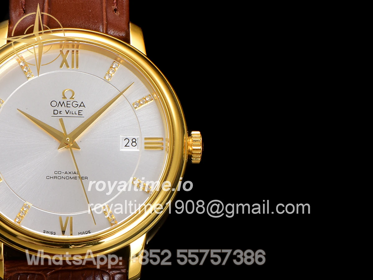 Omega De Ville Prestige Co‑Axial Master Chronometer 40mm Silver Dial in Yellow Gold - Image 8