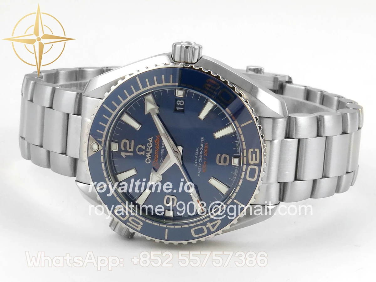 Omega Seamaster 39.5mm VSF Blue Dial on SS Bracelet VS8800 V4 - Image 8