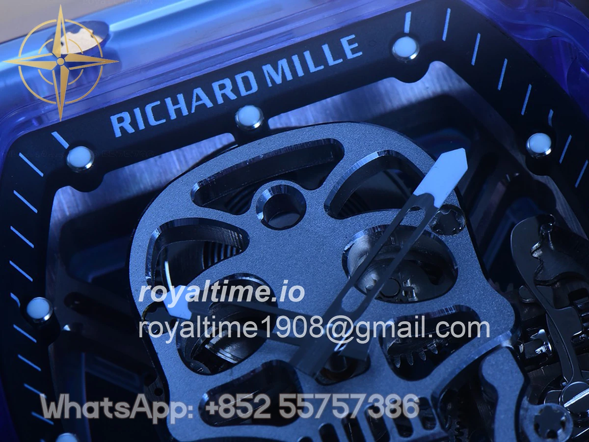 Richard Mille RM 027-01 Tourbillon Blue Sapphire Skull - Image 8