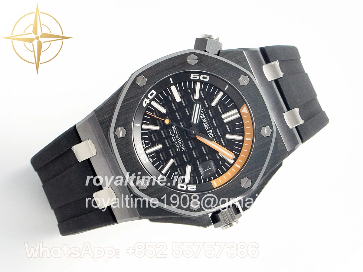 Audemars Piguet Royal Oak Offshore Diver 15707 Black Ceramic ZF SA3120 - Image 8