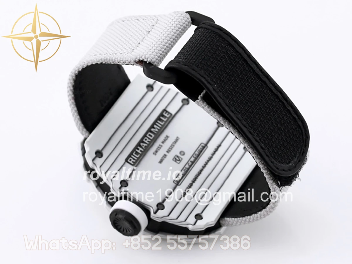 Richard Mille RM 035-01 Rafael Nadal White NTPT on White Nylon Strap - Image 9