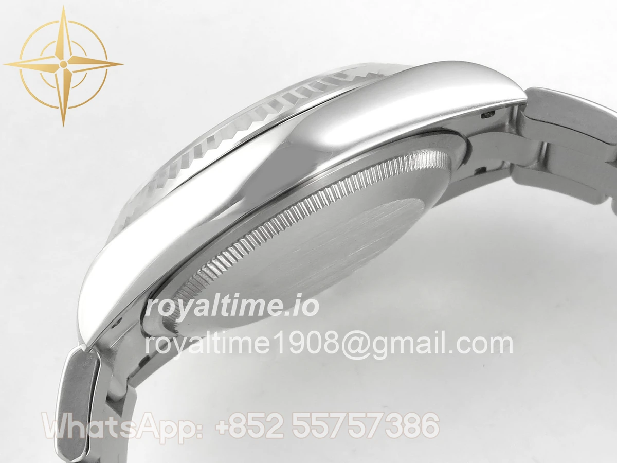 Rolex DateJust 36 SS 126234 ARF Green Leaves Diamonds Dial on Oyster Bracelet DD3235 - Image 9