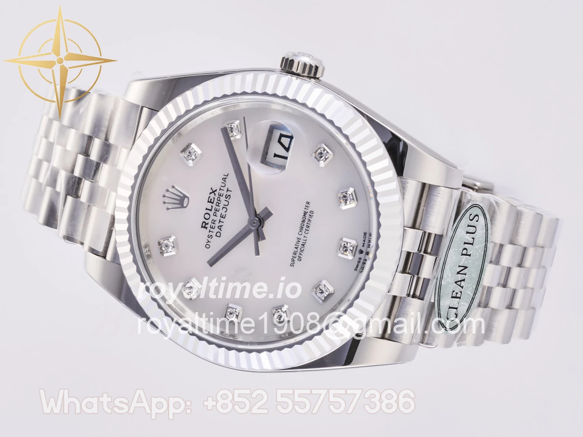 Rolex DateJust 41 126334 Clean Plus 904L Steel White MOP Diamonds Dial on Jubilee Bracelet DD3235 - Image 9