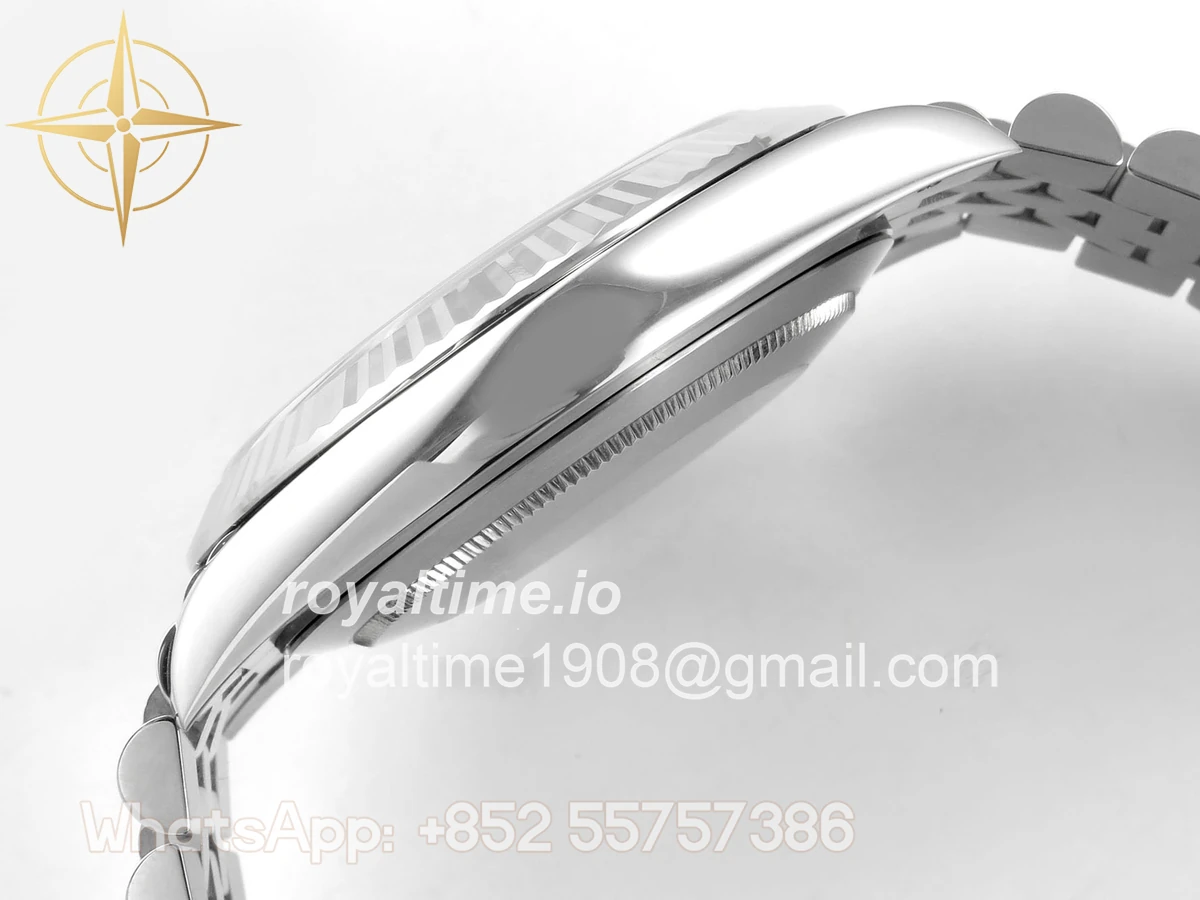 Rolex DateJust 41 126334 ERF Black Diamonds Dial on Jubilee Bracelet JH3235 (Free Sprung) Weighted 132g - Image 9