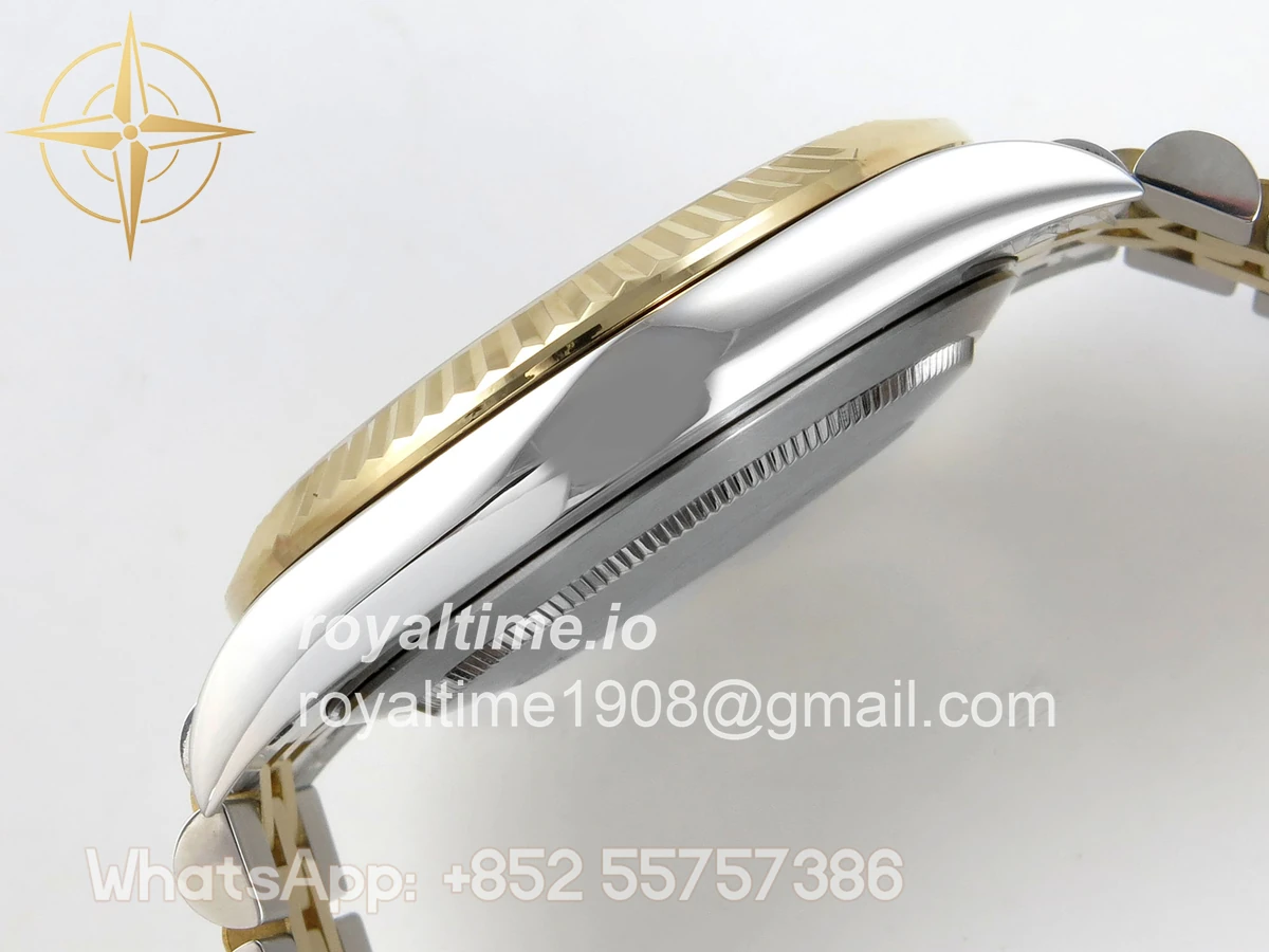 Rolex DateJust 41 126333 QF 904L Steel White MOP Dial on SS/YG Jubilee Bracelet QF3235 (145g) - Image 9