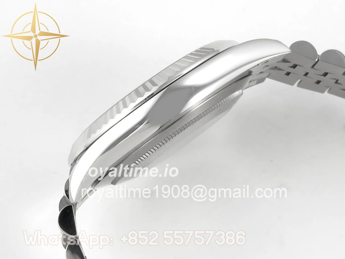 Rolex DateJust 41 126334 Clean Plus 904L Steel Gray Stick Dial on Jubilee Bracelet DD3235 - Image 9