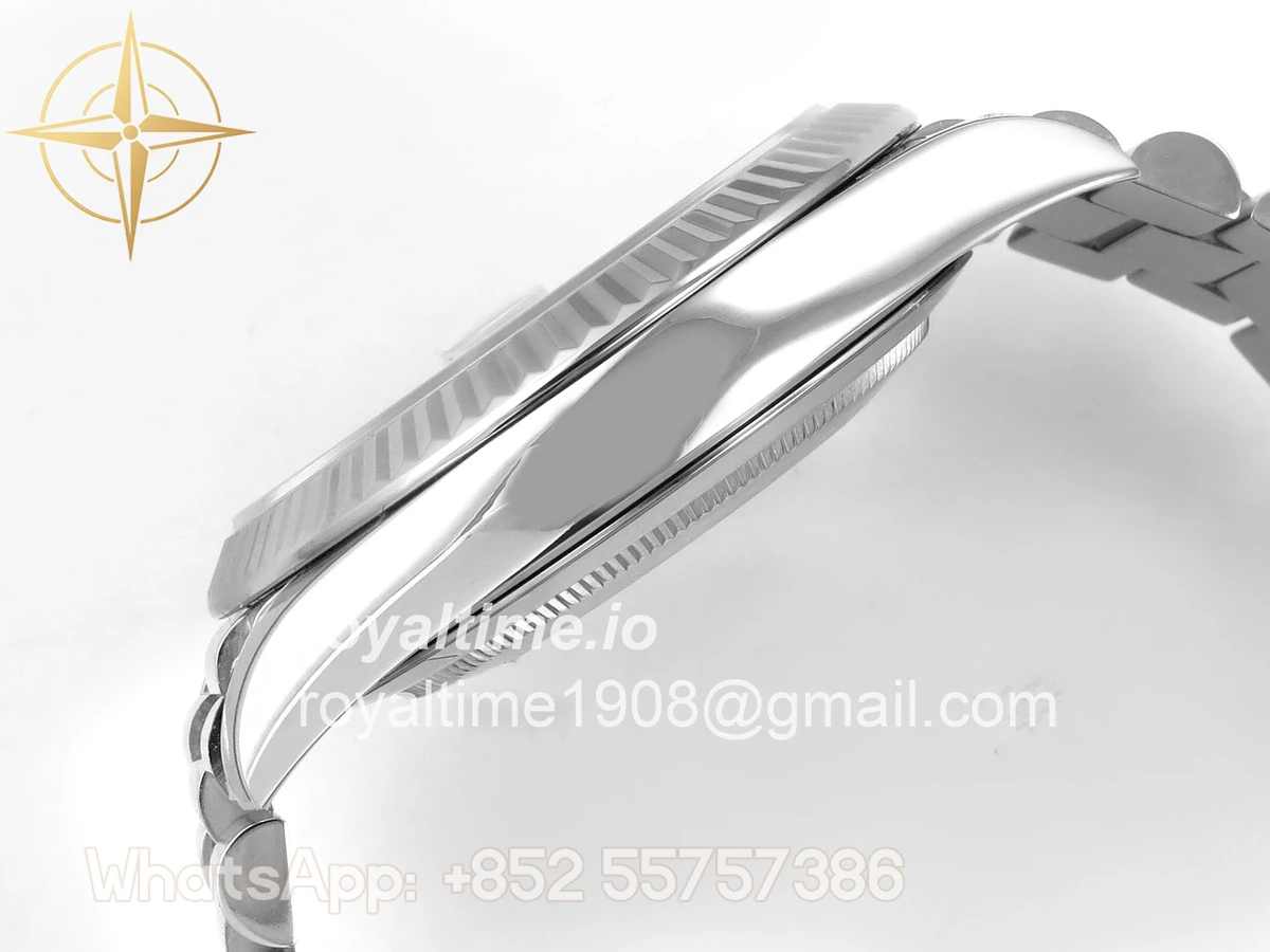 Rolex Day Date 40 SS 228239 QF Blue Ombre Roman Dial on President Bracelet A2836 V6 (200g) - Image 9