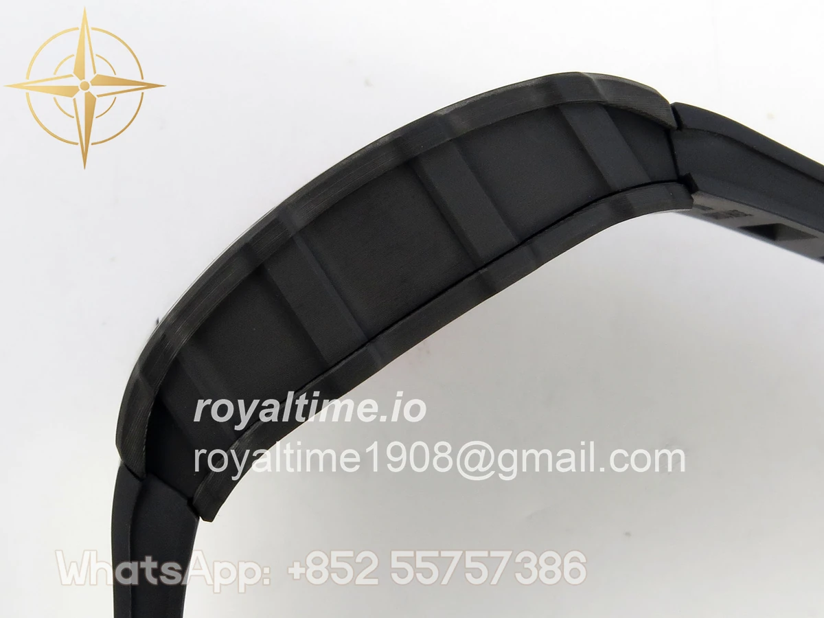 Richard Mille RM035-01 Black Carbon ZF Skeleton Dial On Black Rubber Strap RMUL2 - Image 9