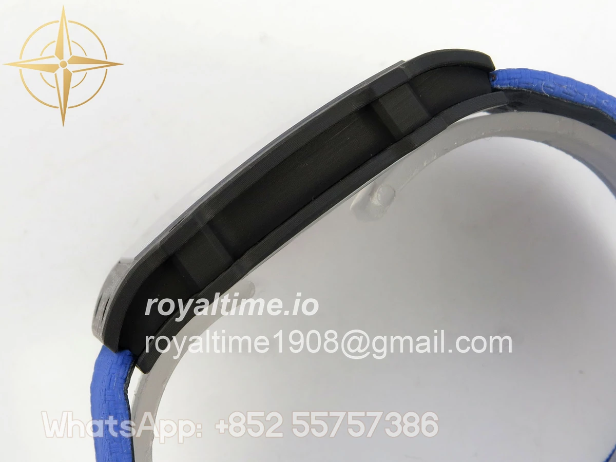 Richard Mille AVF RM67-02 France Black NTPT Spain Skeleton Dial on Blue Elastic strap CRMA7 - Image 9