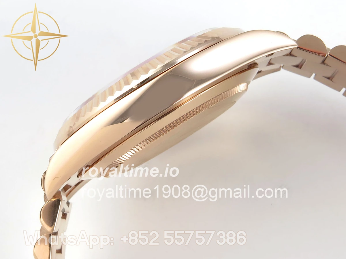 Rolex DayDate 40 228235 ARF Gray Ombre Roman Dial on President Bracelet VR3255 - Image 9