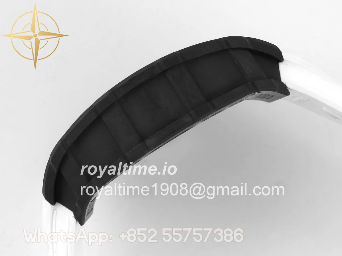 Richard Mille RM035-02 NTPT ZF Skeleton Dial on White Rubber Strap RMAL1 V7 - Image 9