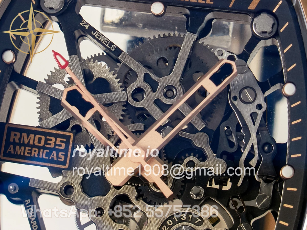 Richard Mille RM035-02 RG SONIC Skeleton Dial on Black Rubber Strap RMUL1 - Image 9