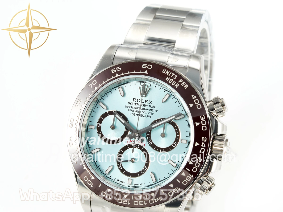 Rolex Daytona 126506 SS Clean Plus 904L Steel Ice Blue Dial on Oysterflex Strap DD4131 - Image 9