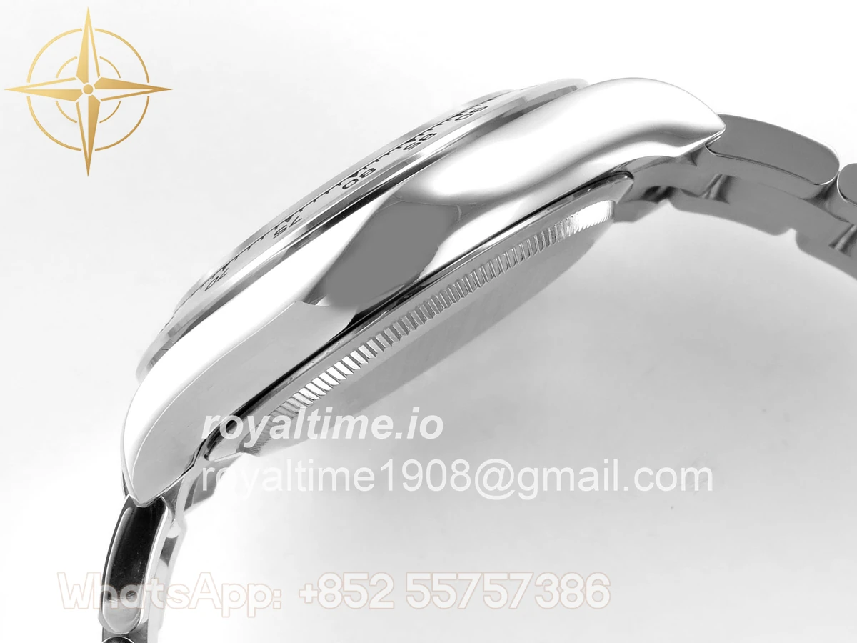 Rolex Daytona 126509 904L SS UFO Black Dial Silver Subdial Diamond Marker On 904L SS Bracelet UF4131 (Free Sprung) - Image 9