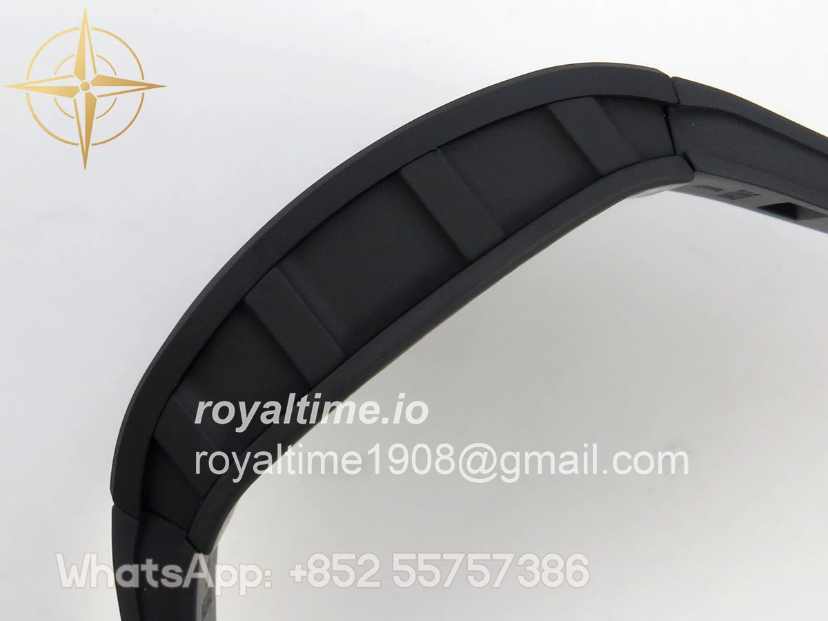 Richard Mille RM055 Black Ceramic APSF on Black/Red Inner Bezel on Black Rubber Strap RMUL2 - Image 9