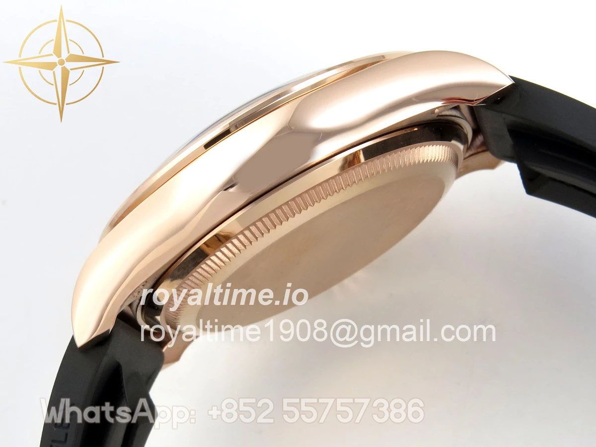 Rolex Daytona 126515 TMF Black/RG Diamonds Dial on Oysterflex Strap DD4131(162g) - Image 9