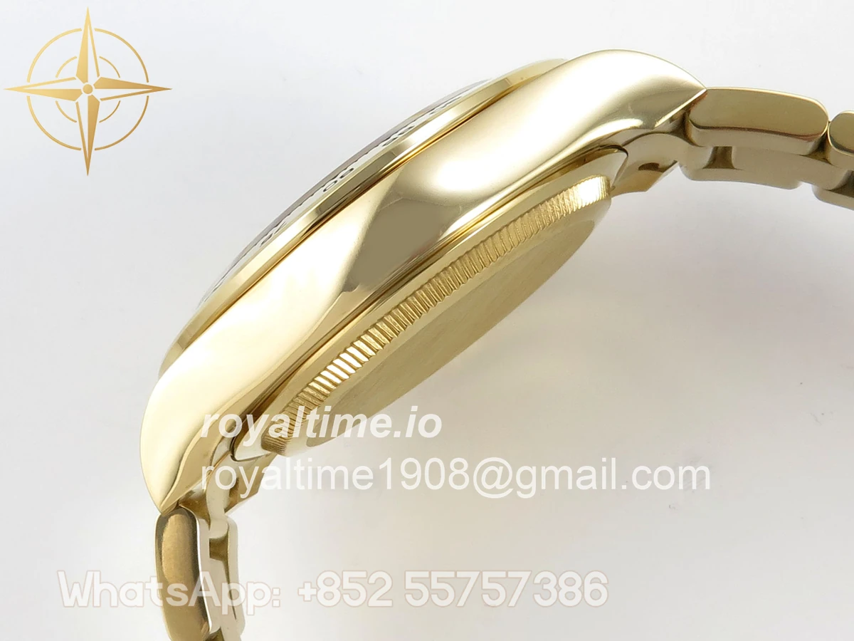 Rolex Daytona 126508 AVF Black Stick Dial on YG Bracelet DD4131 (Mod) - Image 9