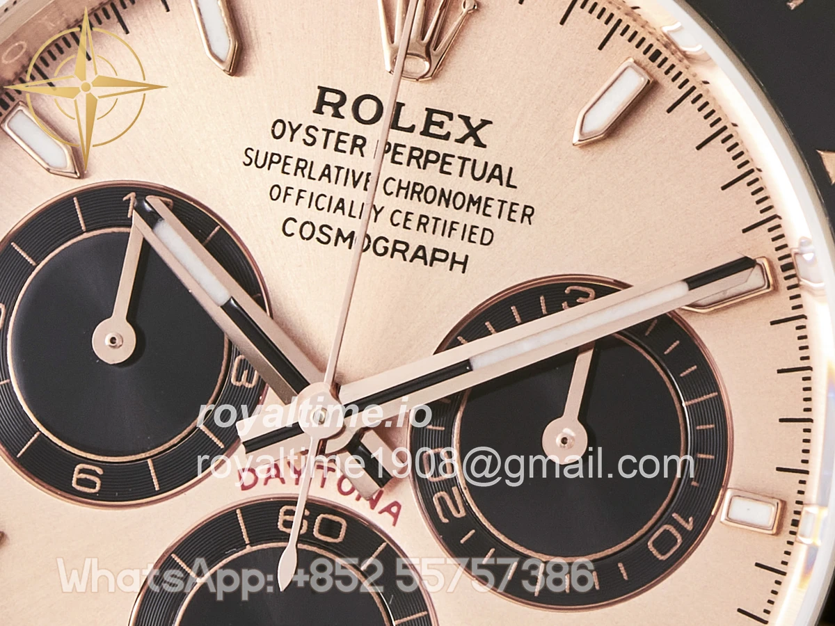 Rolex Daytona 126515 TMF RG/Black Dial on Oysterflex Strap DD4131 - Image 9