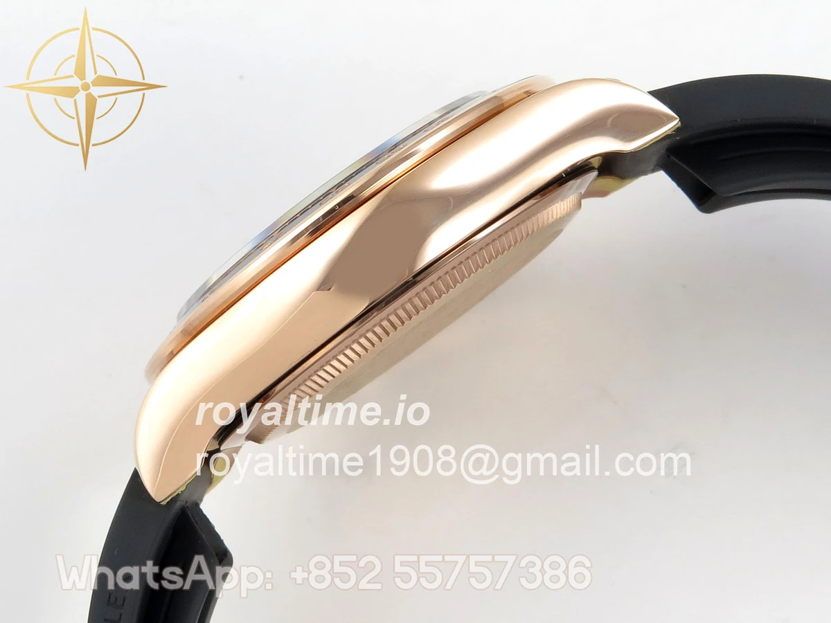 Rolex Daytona 126515 UFO RG/Black Dial on Oysterflex Strap UF4131 - Image 9