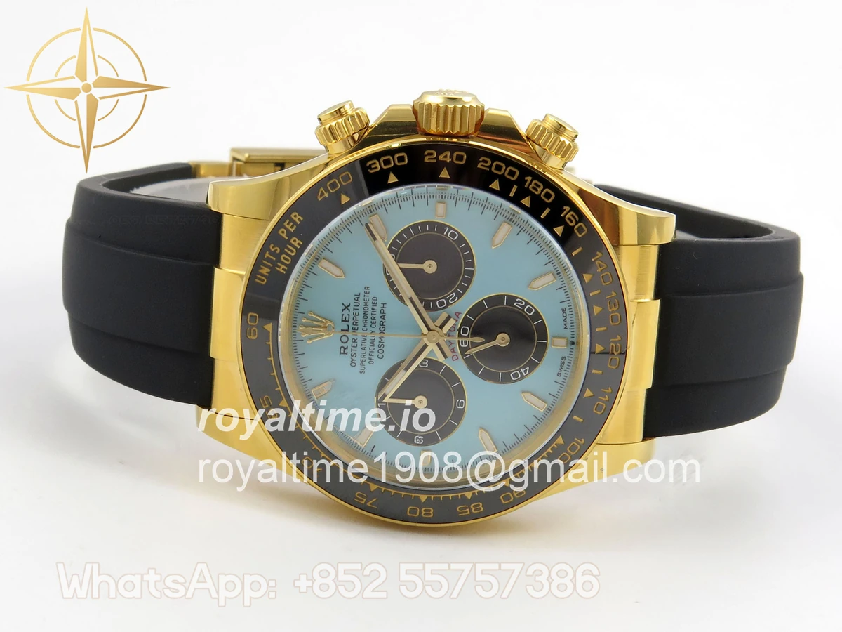 Rolex Daytona 126518 ARF Tiffany Blue Dial on Oysterflex Strap DD4131 V2 (Weighted) - Image 8