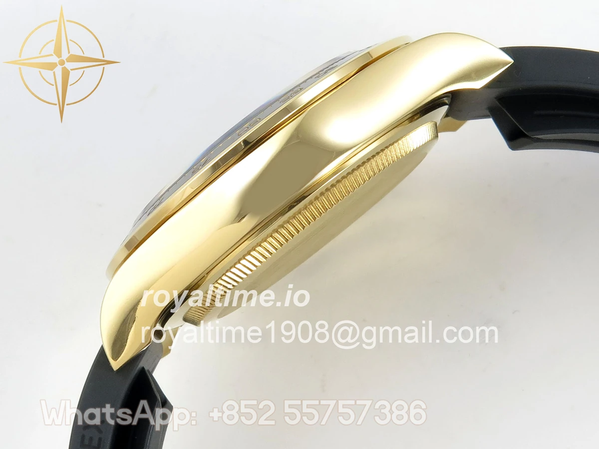 Rolex Daytona 126518 AVF YG/Black Dial on Oysterflex Strap DD4131 (Mod) - Image 9