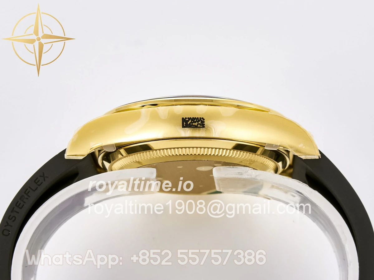 Rolex Daytona 126518 TMF YG/Black Dial on Oysterflex Strap DD4131 - Image 9