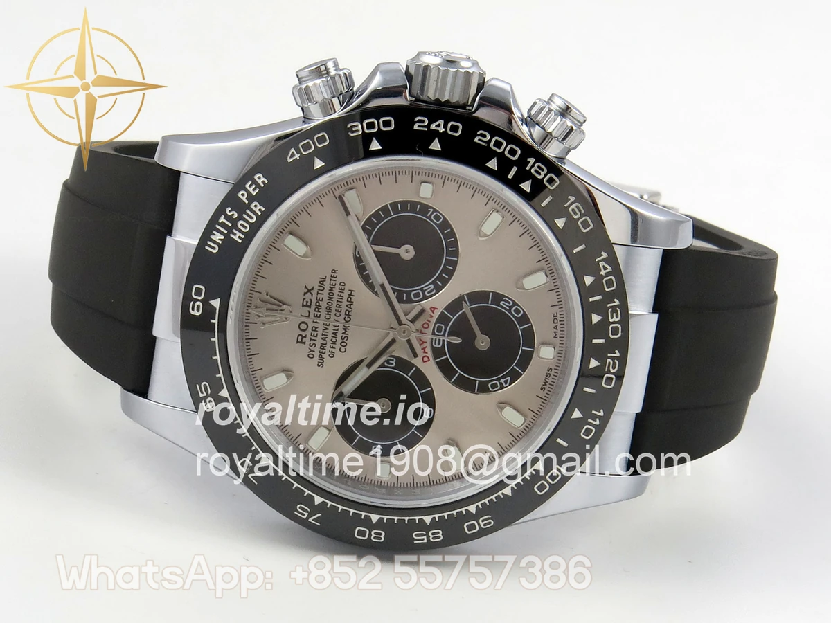 Rolex Daytona 126519 TMF Gray/Black Dial on Oysterflex Strap SH4131 (Weighted) - Image 9